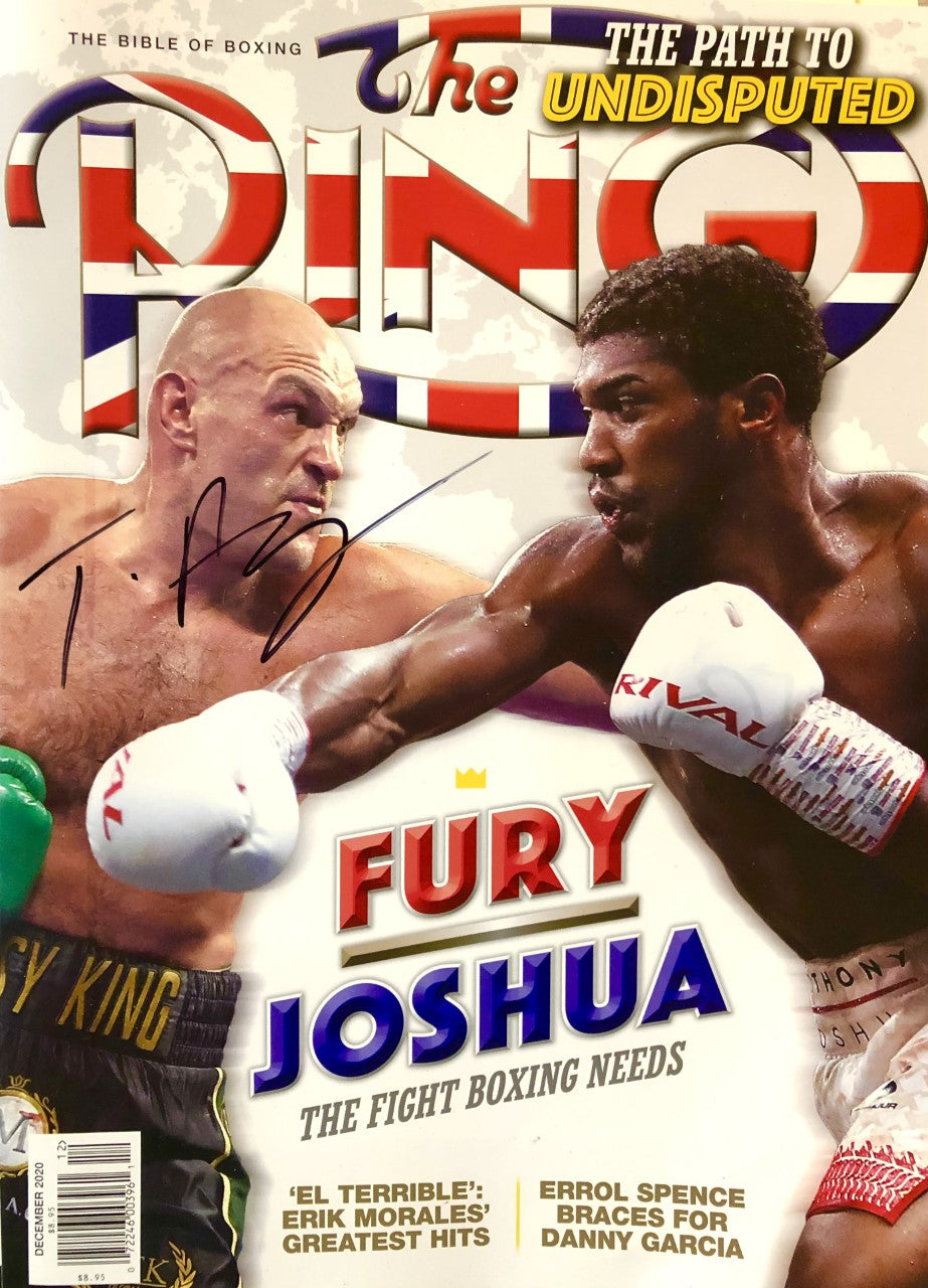 Tyson Fury Signed Ring Magazine Boxing Autograph Memorabilia