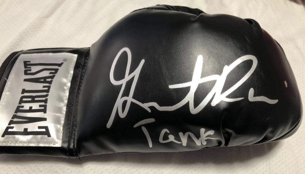 Gervonta Tank Davis Autographed Signed Black Everlast Boxing Glove Rare!