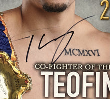 Teofimo Lopez autographed signed Boxing Ring Magazine