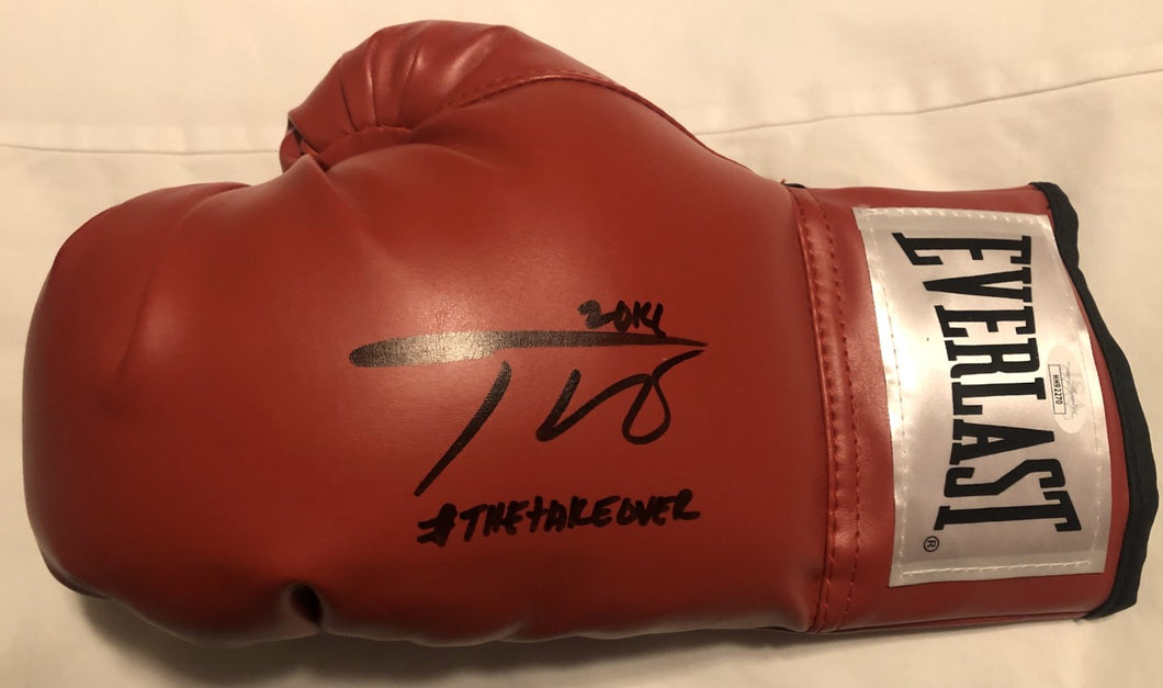 Teofimo Lopez autographed signed everlast Rare boxing glove certified