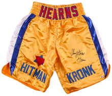 Tommy "Hitman" Hearns Signed Boxing Trunks (Beckett COA)