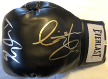 Tyson Fury vs Wilder Signed Black Everlast Boxing Glove Boxing Autograph Memorabilia