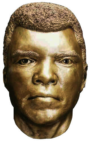 Muhammad Ali Gold Face Cast, Highly Detailed Rare Display Item