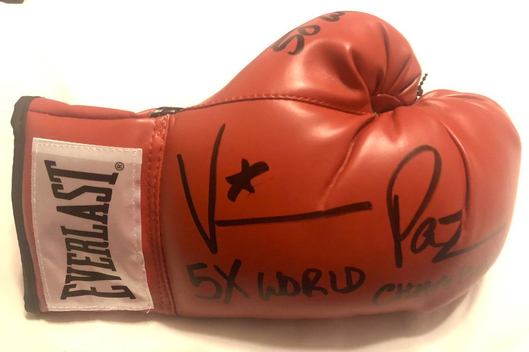 Vinny Paz Pazienza Signed Autographed Boxing Glove 5X World Champ 2020