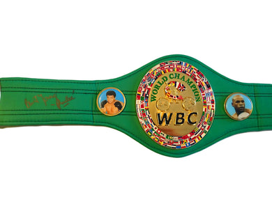 Burt Young Signed Boxing 3/4 Mini WBC Boxing Belt Inscribed 