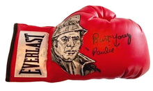 Burt Young Hand Painted and Autographed Everlast Boxing Glove Inscribed "Paulie"