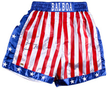 Burt Young Signed "Rocky" Boxing Trunks Inscribed "Paulie" (MAB Hologram)