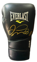 Floyd Mayweather Jr. Autographed Black Everlast Boxing Glove in Gold Marker