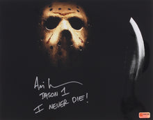 Ari Lehman Signed Jason "Friday the 13th" 11x14 Photo Inscribed "I Never Die!" (PA COA)