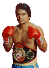 Roberto Duran Custom Boxing Robe Autographed in Black Signature Dual Certified