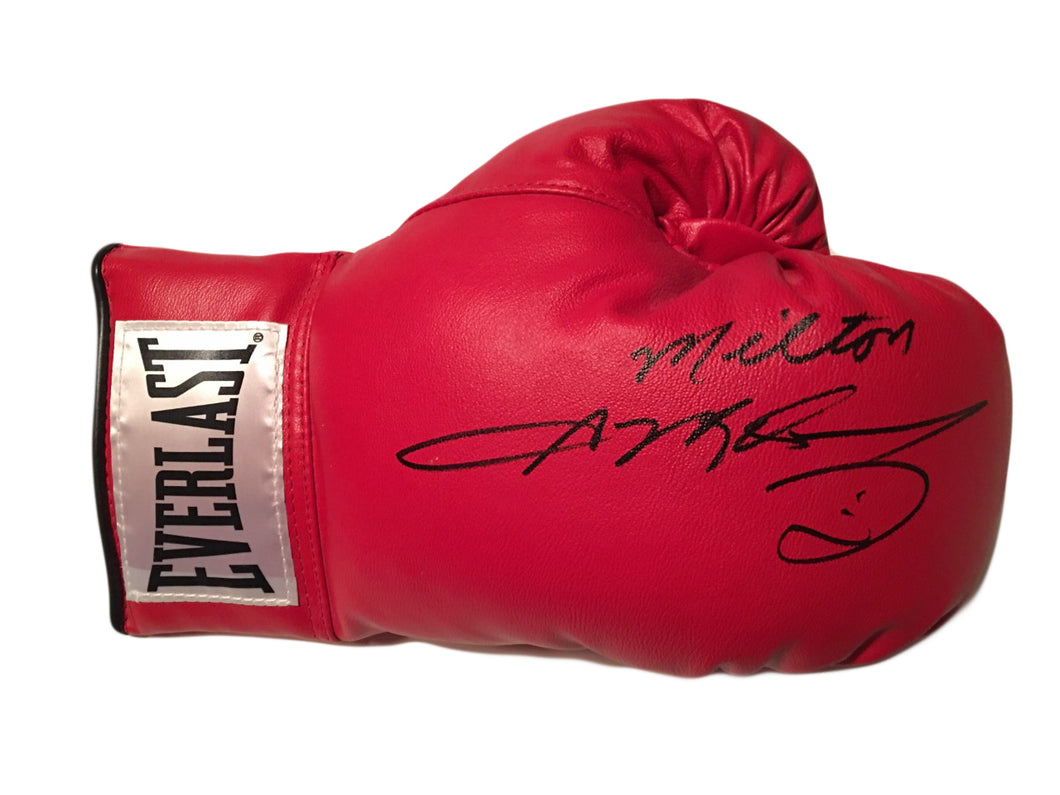 Sugar Ray Leonard Autographed personalized Everlast Boxing Glove