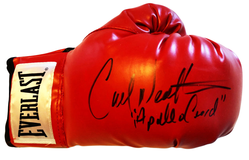 Carl Weathers Autographed Everlast Boxing Glove Inscribed 