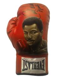 Carl Weathers Hand Painted and Autographed Everlast Boxing Glove Inscribed 