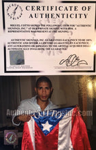 Miguel Cotto Signed Puerto Rico Custom Made Boxing Robe JSA, ASI
