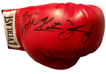 Shawn Porter Dual Signed Keith Thurman Red everlast Autographed boxing glove