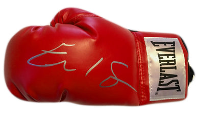 Errol Spence Jr. Silver Autographed signed boxing glove