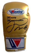 Floyd Mayweather signed autographed Winning Gold color Boxing Glove
