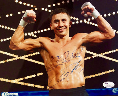 Gennady Golovkin Triple GGG Autographed 8x10 photo JSA