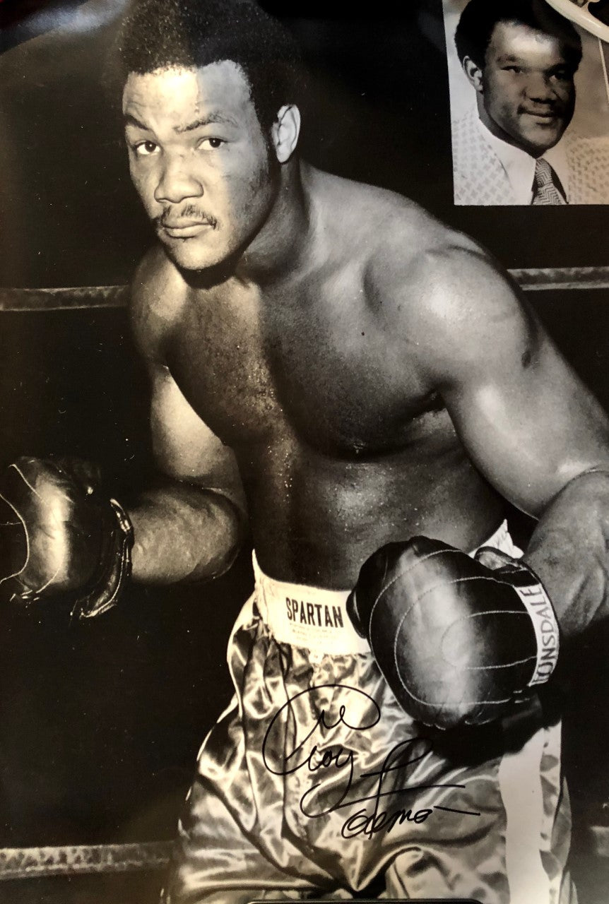 George Foreman Signed Autographed 25 x 30 Poster size Photo