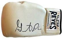 Gervonta "TANK" Davis autographed all white Reyes Rare autographed boxing gloves JSA