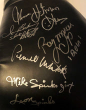 Multi-Signed Boxers Autographed Huge 22" Title Black Boxing Glove in Silver Marker