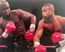 James "Lights Out" Toney Autographed 8x10 boxing photo vs Roy Jones Jr.