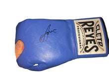 Vasyl Lomachenko Autographed Reyes Blue Boxing Glove in Black Signature
