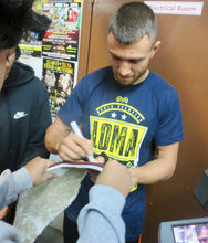 Vasyl Lomachenko Autographed Championship Boxing WBA Belt in Silver Signature
