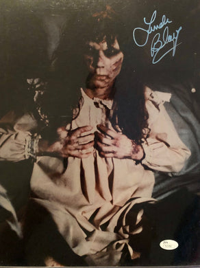 Linda Blair The Exorcist Signed Autographed 11 x 14 Photo JSA