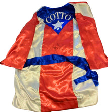 Miguel Cotto Signed Puerto Rico Custom Made Boxing Robe JSA, ASI