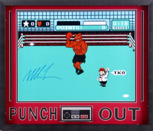 Mike Tyson Signed Punch-Out 21x25 Custom Framed Photo Display (JSA COA)