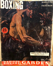 Madison Square Garden Vintage boxing magazine and program