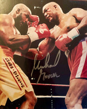 Michael Moore Signed Autographed 8x10 boxing photo vs Foreman