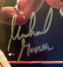 Michael Moore Signed Autographed 8x10 boxing photo vs Foreman