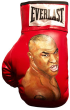 Mike Tyson Rare Original hand Painted art on a leather Everlast Boxing Glove