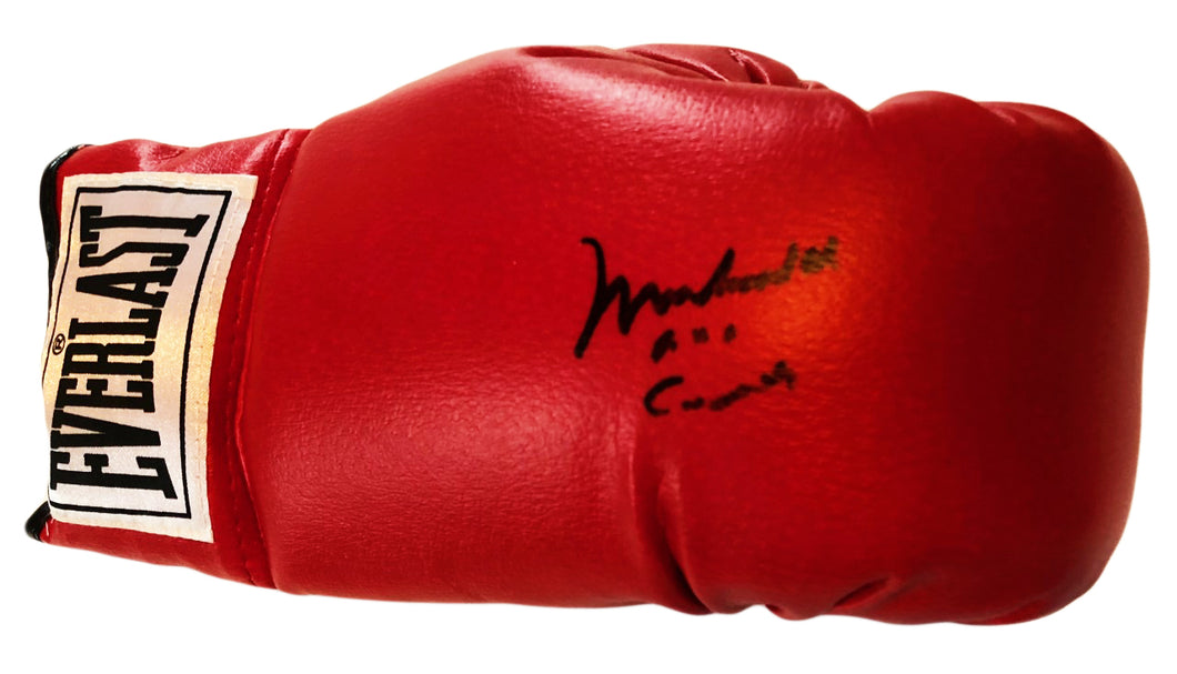Muhammad Ali aka Cassius Clay Autographed Everlast Boxing Glove with Dual certification
