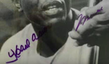 Muhammad Ali and Hank Arron Dual signed Autographed 16 x 20 Photo, Steiner, MLB, OA
