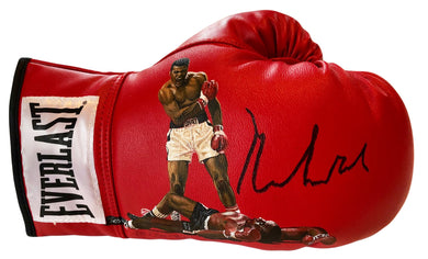 Muhammad Ali Autographed and Painted Everlast Boxing Glov,  JSA Cert