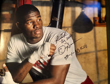 Riddick Bowe 16 x 20 AUTOGRAPHED WITH INSCRIPTIONS PHOTO