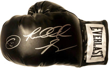 Riddick Bowe Left Hand Autographed with inscriptions Everlast Black Boxing Glove