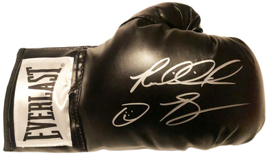 Riddick Bowe Right Hand Autographed with inscriptions Everlast Black Boxing Glove