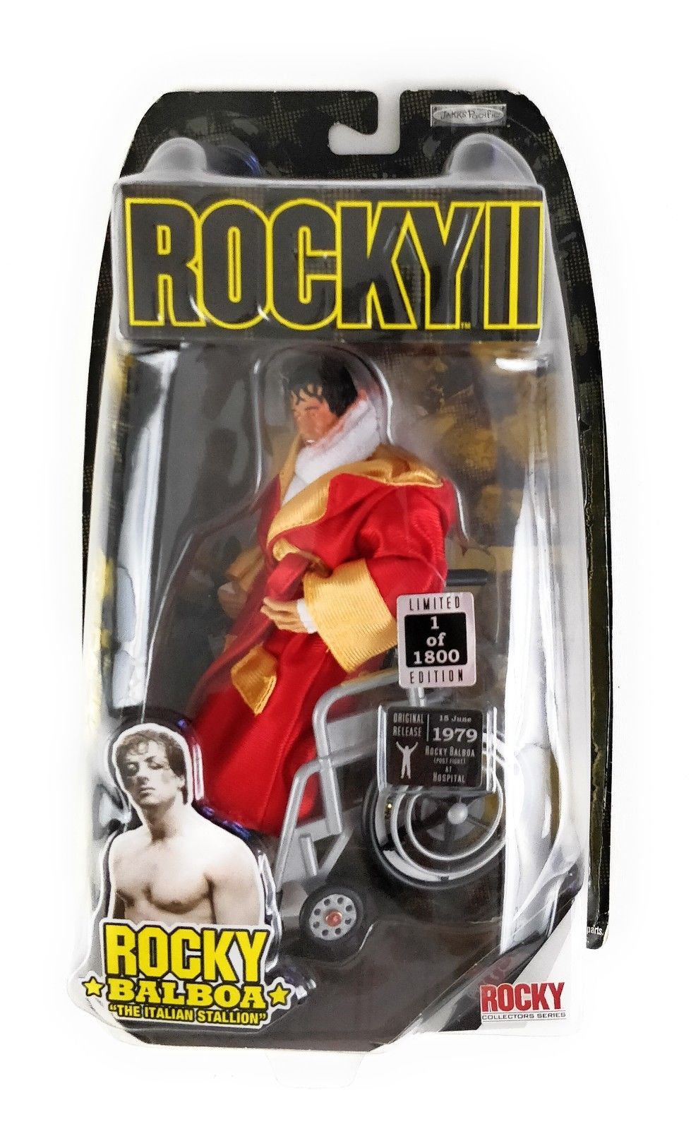 Rocky II Balboa OPENED Post Fight Wheelchair Limited 1 of