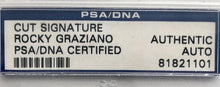 Executive ROCKY GRAZIANO CUT AUTO PSA DNA SIGNED