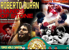 Roberto Duran Hands of Stone Autographed WBC Custom Championship Full Size Belt Photo proof