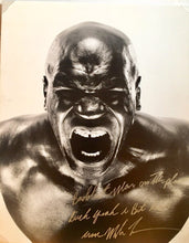 Mike Tyson Signed Custom size Photo Autographed with extra inscriptions