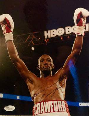 Terence Bud Crawford Autographed Photo 8x10 Boxing WBO World Champion