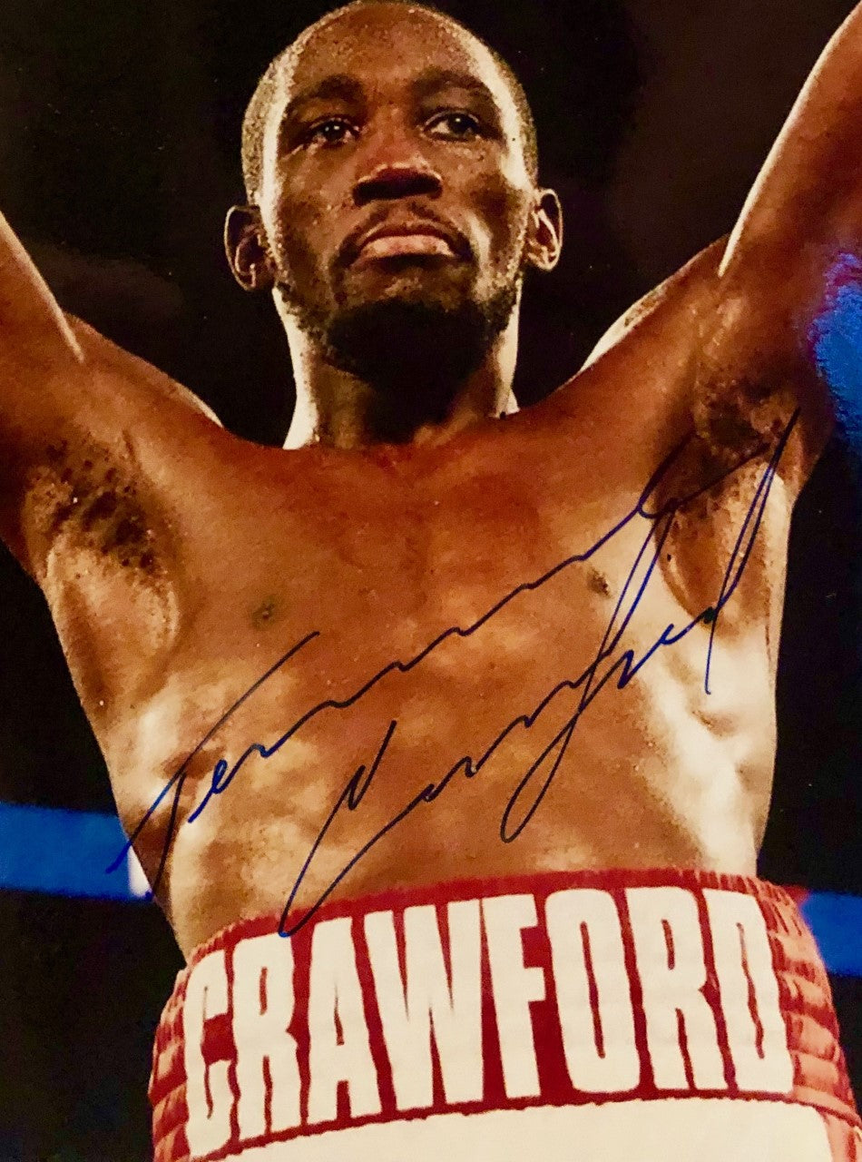 Terence Bud Crawford Autographed Photo 8x10 Boxing WBO World Champion ...