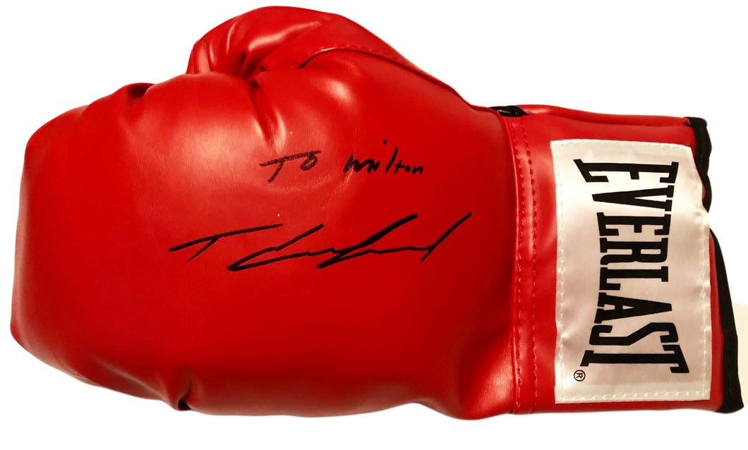 BOXER STEPHAN BIG SHOT SHAW SIGNED AUTOGRAPHED BOXING GLOVE GTP
