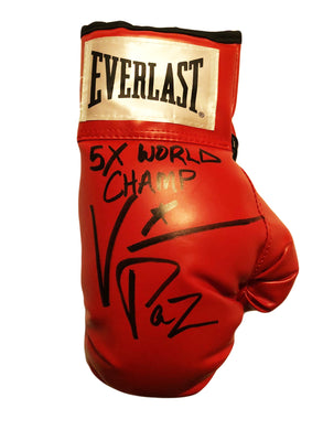 Vinny Paz Pazienza Signed Autographed Boxing Glove 5X World Champ 50 Wins