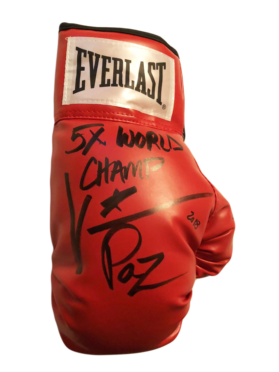 Vinny Paz Pazienza Signed Autographed Boxing Glove 5X World Champ 2018